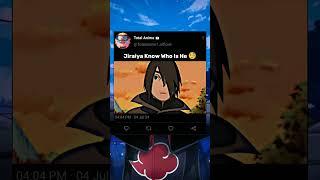 Jiraiya Know Who Is He  || #shorts #shortvideo #naruto #narutoshippuden #boruto #jiraiya #viral