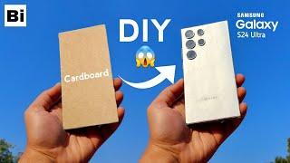 DIY Samsung Galaxy S24 Ultra with Cardboard | Bi | 2024