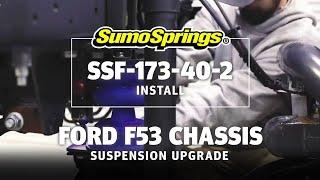 Ford F53 Class A Gas Motorhome Suspension Upgrade | SumoSprings SSF-173-40-2 Install