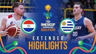 Paraguay   vs Uruguay   | Extended Highlights | FIBA AmeriCup 2025 Qualifiers