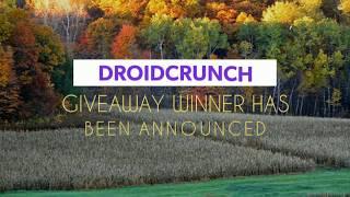 DroidCrunch Giveaway winner has been declared !