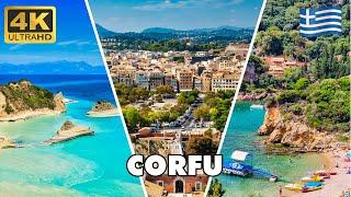 CORFU Island - Greece  | Best Beaches and Places | Travel Guide [4K UHD]