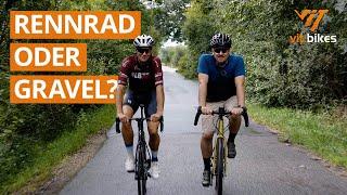 Gravel vs. Rennrad - Was ist der Unterschied? ‍️ Für wen ist was?