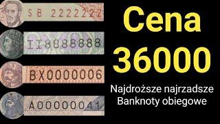 Najdroższe i Najrzadsze banknoty obiegowe Lipiec 2024 Solidny Kolekcjoner 2