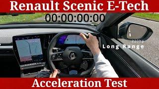 2024 Renault Scenic - Acceleration test 0-63 MPH (0-100 km/h) #renault