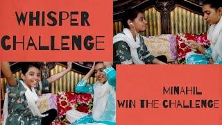 Whisper challenge| Mehak wins the challenge| The Adventure squad | @theadvanturesquad