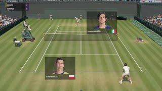 Lorenzo Musetti VS Hubert Hurkacz | Wimbledon 2023 | Full Ace Tennis Simulator | CPU vs CPU