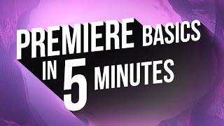 Learn Premiere in 5 Minutes - The Basics for Beginners (CC 2017)