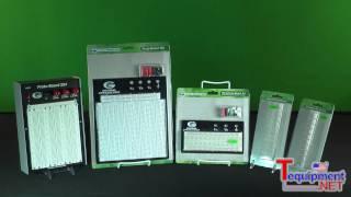 Global Specialties Powered & Transparent Breadboards