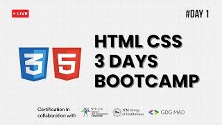 Day 1 | Introduction & HTML Fundamentals of HTML