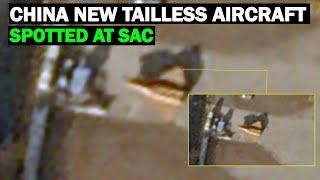 China's New Tailless Fighter Spotted at SAC Facility