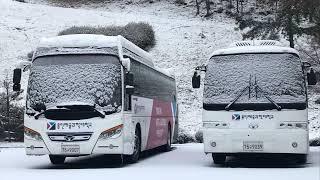 눈 내린 용인예술과학대학교의 겨울 캠퍼스 모습