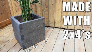 DIY Planter Box with 2x4's - How to make