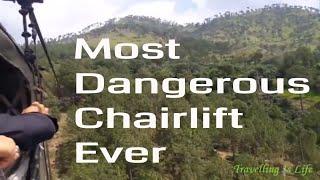 Worlds Most Dangerous Chairlift Ever Local Made Pakistan