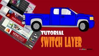 Switch Layer Tutorial In Anime Studio Pro or Moho 12-HOW TO