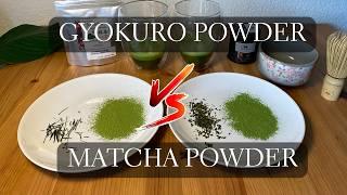 What's the difference between Gyokuro Powder and Matcha? Gyokuro Powder vs Matcha Powder Comparison