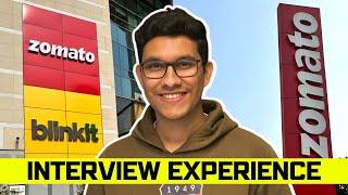 Zomato Interview Experience SDE1 | Zomato Interview Process | Tips for Off-Campus Placements