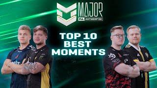 TOP 10 Best Moments of the PGL Major Antwerp 2022