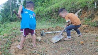 level the land and prepare to build a new house | Chúc Thị Duyên