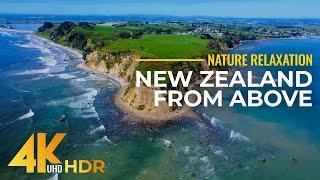 Incredible Views of New Zealand from Above - Nature Relaxation in 4K HDR - Scenic Drone Video