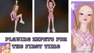 Playing ZEPETO For The First Timer || Playing Hide N Seek || Pixie Gaming