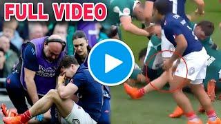 Antoine Dupont CARRIED OFF with SERIOUS INJURY against Ireland  in Six Nations clash