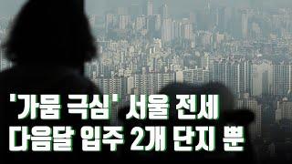 서울 다음달 입주물량 2개 단지뿐…이사철 '전세난' 우려  [뉴스9]