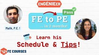 PE Exam Study Schedule Tips 2022 | FE to PE Journey