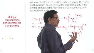 Problem No 1 in Multi Period Compounding