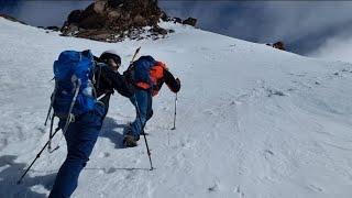 climbing mount Damavand 5610m-Iran