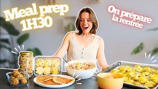 Meal prep de rentrée : On s'organise pour une reprise en main sereine Recettes équilibrées & faciles