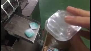 Single serving liquid mouth wash filling and packing machine