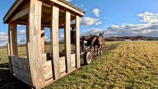 NEW EQUIPMENT ON THE FARM // Farming with Draft Horses #712