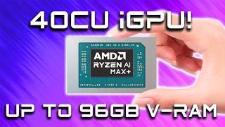 RYZEN AI MAX + Is Coming! 40CU iGPU APU, The End Of Mid Range GPU's?