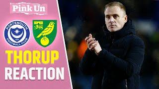 Johannes Hoff Thorup Reaction | Portsmouth 0-0 Norwich City | The Pink Un