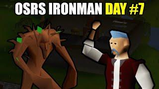 This Is DAY 7 of Playing an IRONMAN on OSRS