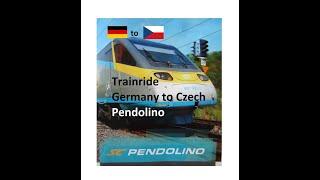 Trainride Germany to Czech Rep: a SPA town and Prague | ICE, Pendolino, Flixbus -