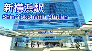 新横浜駅　都会的な北口と田舎のような篠原口を存分に歩く　Take a walk around Shin-Yokohama Station  2021.11.28