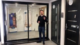 Cherwell Windows showroom tour - Origin Global Aluminium sliding door - 44mm