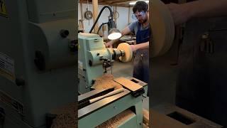 making rolling with Lathe machine and create warnesh
