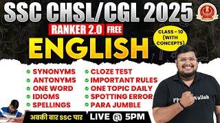 SSC CHSL English 2025 | SSC CGL & CHSL English Class #10 | SSC CGL English By Bhragu Sir