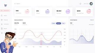 UI Design Tutorial | E-Commerce Dashboard UI Design in Adobe XD | WebDesignGeek