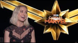 CAPTAIN MARVEL movie interviews - Brie Larson, Samuel L. Jackson, Lashana Lynch, Boden & Fleck