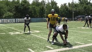 BlueGoldNews.com: WVU Football QBs RBs Drill