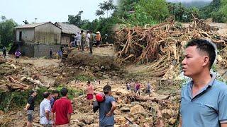 Hung went to help Vien. Hung encountered the scene: terrible flash floods and very heavy damage.