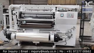 BOPP Slitting Machine | NUZEN S-737 | 500 MPM Speed | Kody Equipments