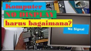 Cara Memperbaiki Motherboard PC No Display | Repair "NO DISPLAY" cpu