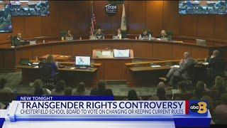 Both sides weigh in as Chesterfield school board debates transgender student policy change