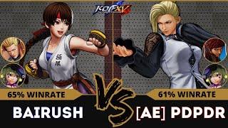 KOF XV⭐BAIRUSH (Yuri/Benimaru/Sylvie) vs A.E PDPDR (Mature/Vice/Sylvie)⭐Ranked Match - 12/24