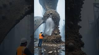 amazing cleaning process | A ship dirty fan cleaning #ai #cleaning #shipfan #dirtyfan #ocean
